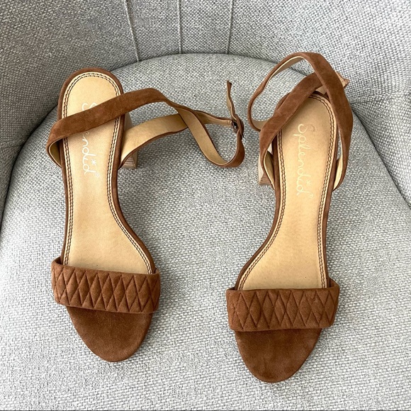 Splendid Seymour Quilted Block Heel Sandals - Picture 9 of 9